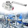 QWORK Hydraulic Ball Valve 3/8'' NPT, 7250 PSI Shut-Off 2