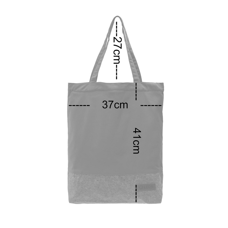 By Bers Shopping Bag Tote Bag Fabric Bag with Long