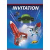 Unique Party 48934 CiTV Foldover Invitations | Paper | Thunderbirds