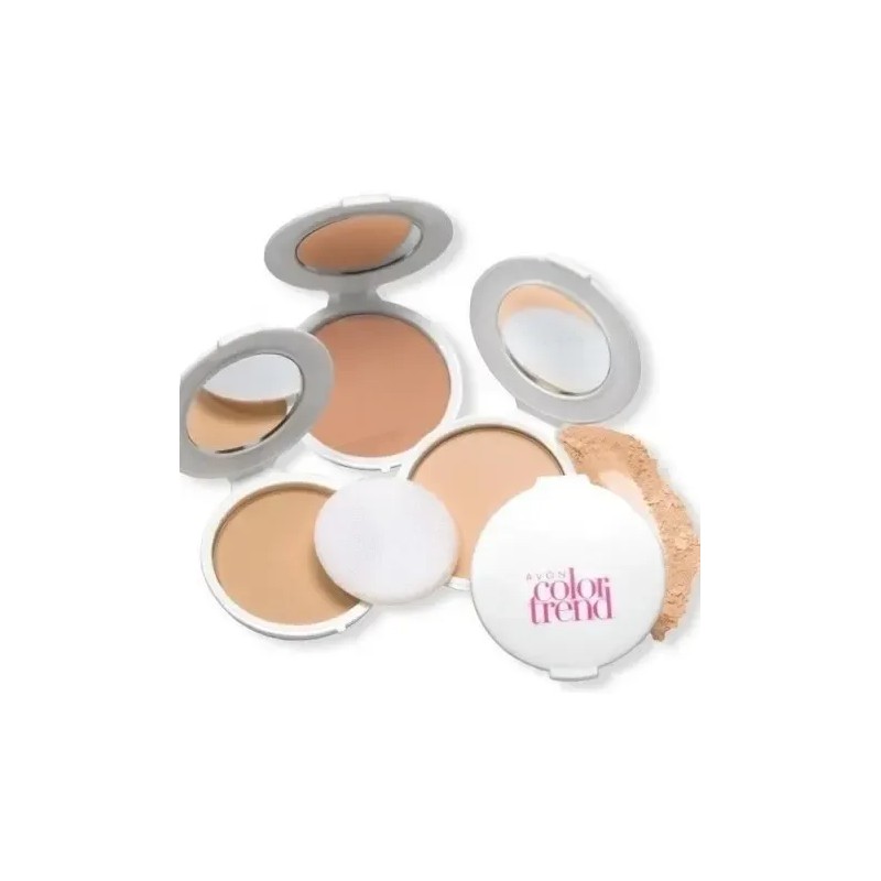 Maquillaje en Polvo Compacto Avon Color Trend para Tono Neutral