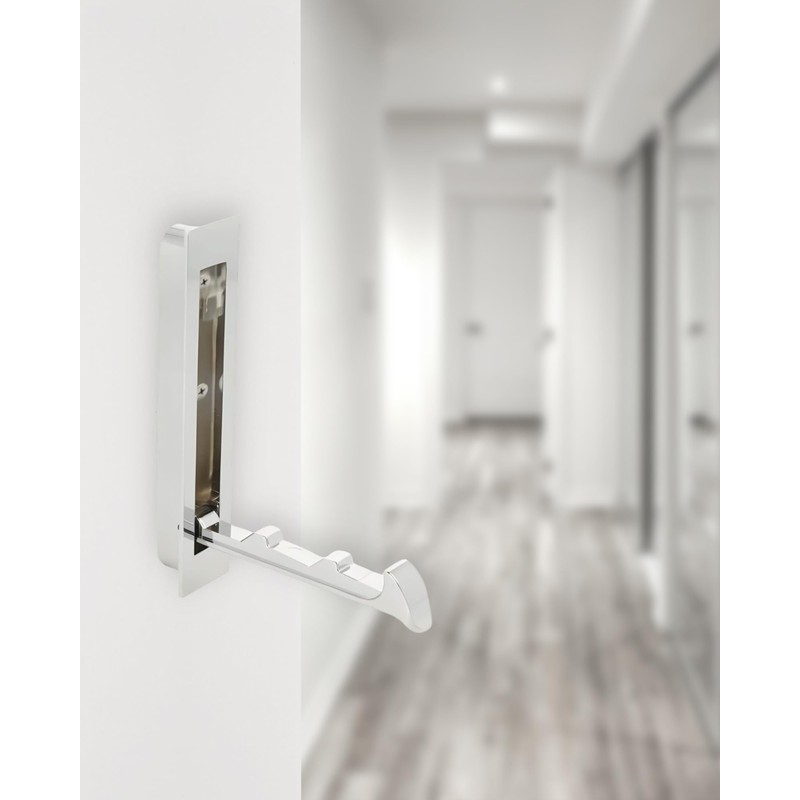 Gedotec Croc Folding Hook Metal 1 Piece Coat Hook Polished