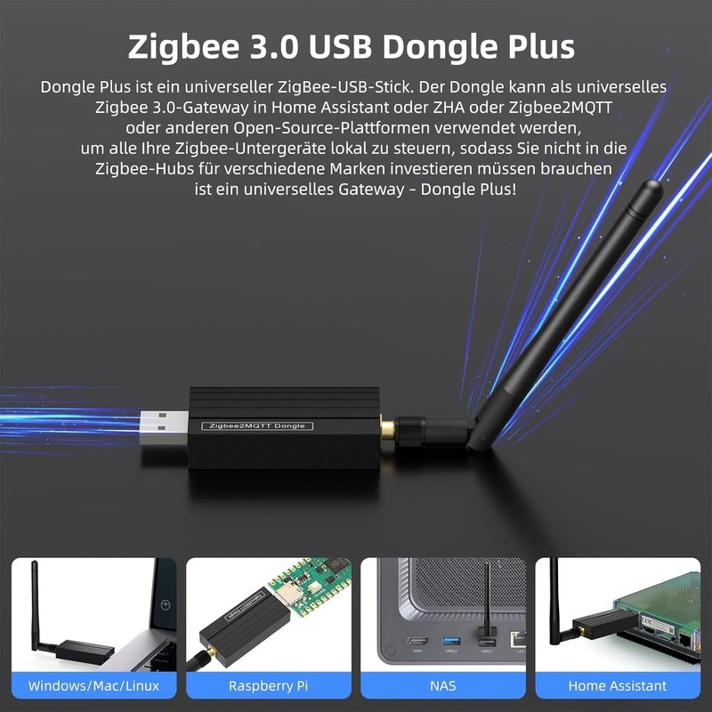 AVATTO Zigbee 3.0 Gateway, Home Assistant Gateway, Zigbee2mqtt Gateway, CC2652P