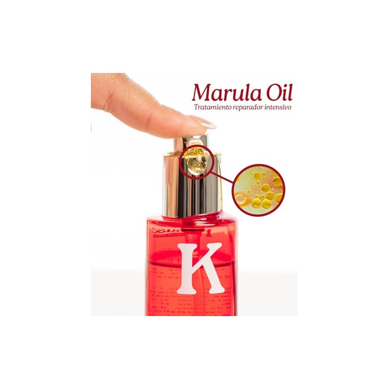 Kamusa Aceite de Marula para Cabello Seco y Dañado, Reparador
