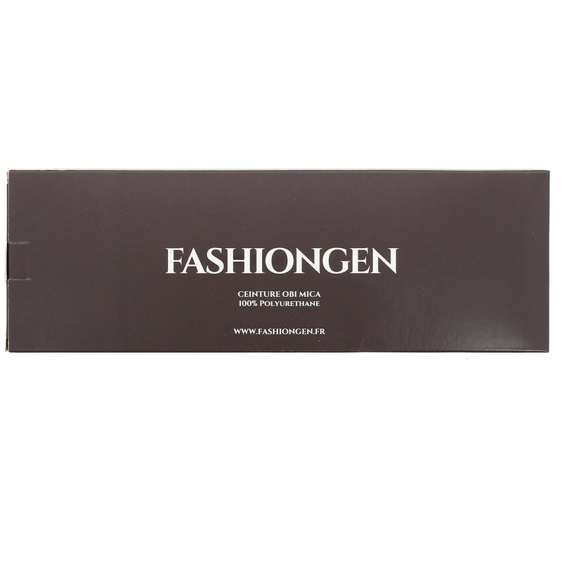 Fashiongen Women's Waist Belt Wide Obi Belt MICA (Ceinture Mica)