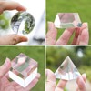 Laroal 4pcs K9 Optical Crystal Photography Prism Set Including 50mm