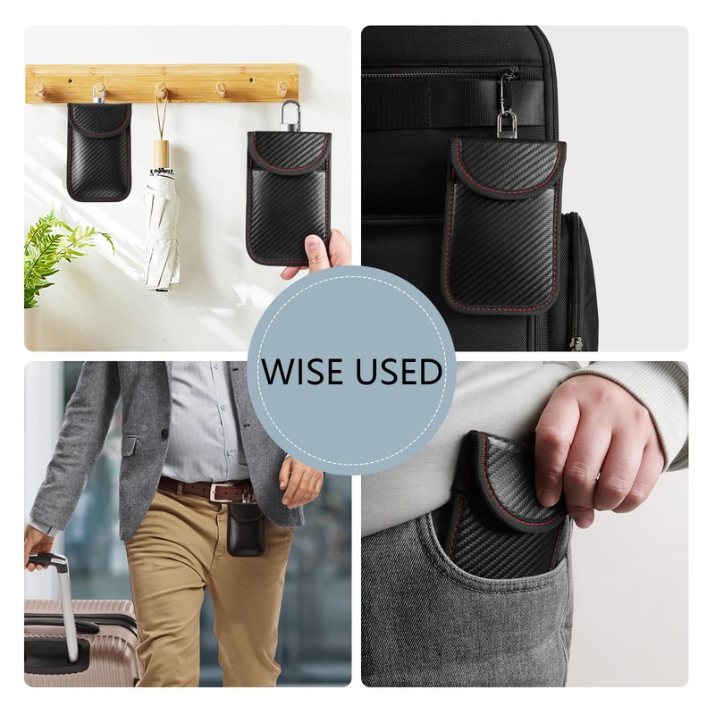 Faraday Pouch for Car Keys, RFID Key Pouch Keyless Car
