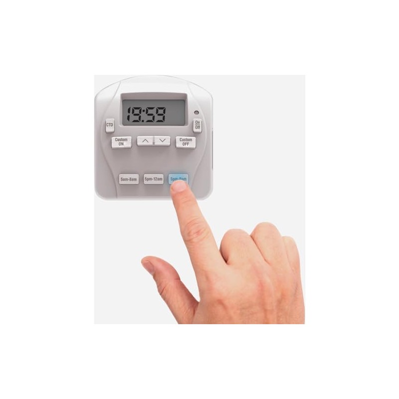 PRIME TNIDP12 EZ-SET 1-Outlet 24-Hour Digital Indoor Timer
