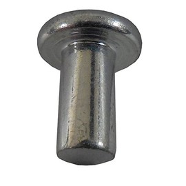 2LB TINNERS Rivet.143 Body Diameter X.330 Head Diameter X .266 Length, Solid 302 Series Stainless Steel (Pack of 1LB - Approximately 454 Pieces)