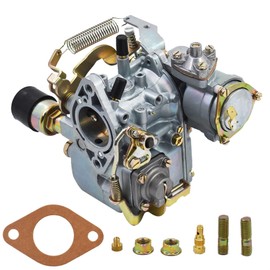 Silscvtt Silscvtt 113129031K Carburetor Carb Replacement for Beetles Super Beetles 1971-1979 Dual Port 1600cc Engine with 12V Electric Choke