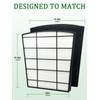 Airloria Replacement Filter Set Compatible with Live-Pure Bali Series LP550TH