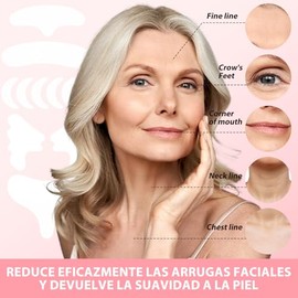 11PCS Parches de Silicona,Colágeno,Contorno de Ojos Antiarrugas Humectantes  Colágeno Hidrolizado,Reutilizables,Eliminar Hinchazón, Hidratante...     