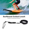 Keenso Surfboard Leash, Surfboard Leash PU + Neoprene Safety Lead