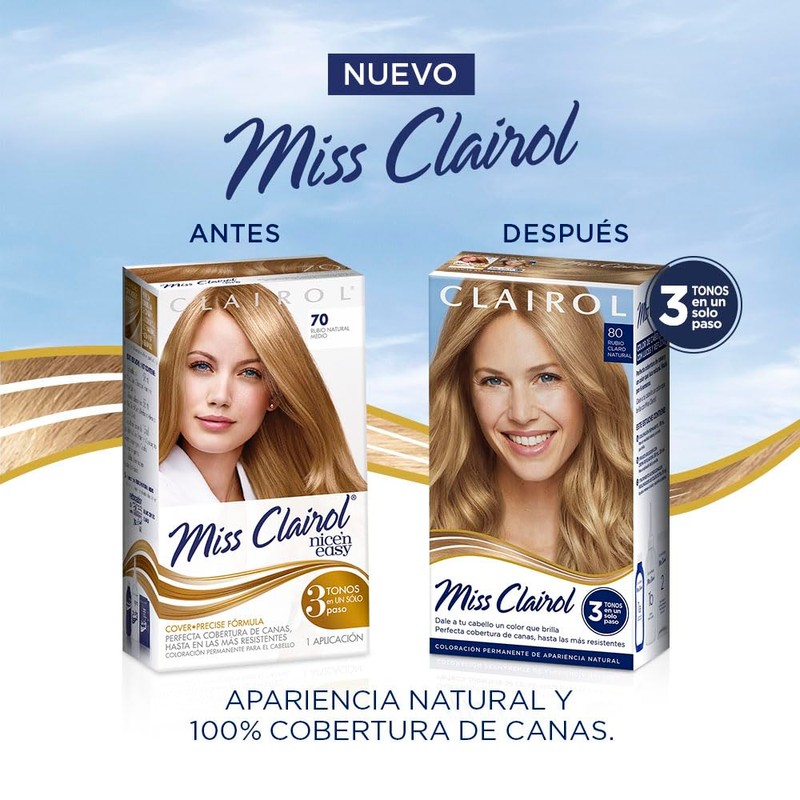 Clairol Miss Clairol Tinte Permanente 80 Rubio Claro Natural