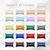 Elegant Comfort 4-Pack Cooling Viscose Satin Pillowcase Set with Hidden