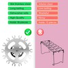 Flame Fingers XL Chicken Grill Rack - Holds 18 Legs,