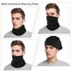 Winter Neck Warmer Gaiter, Soft Fleece Windproof Face Cover Scarf