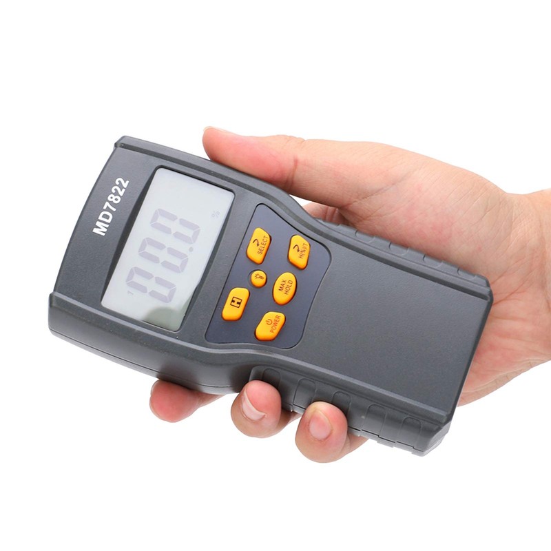 Detector, Professional Digital MD-7822 Tester, Meter Portable Water Content Analyzer