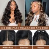 Joedir 13X4 Lace Frontal Wig Pre Plucked Synthetic Lace Front