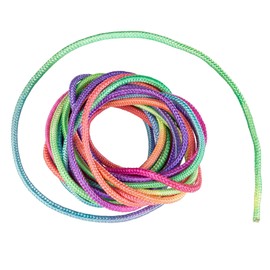 Idena 40188 Rubber Twist for Children, 4.5 m Long Rope in Colourful Colours, Fun Bouncing Game with Various Jumping Trends and Difficulty Levels