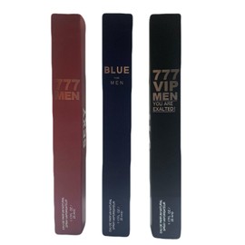 AMOUVOA 3 Pack Cologne for Men(Blue,777And 777 VIP) Perfume Gifts for Husband,Gifts for Him,Eau de Parfum,Ideal for Trials, or Gifting.Travel Size Perfume,Natural Spray Long Lasting