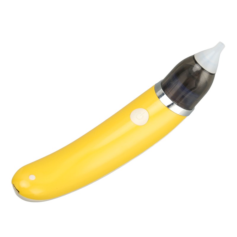 Electric Ear Nose Suction Set White Yellow Cleaning Multi Function