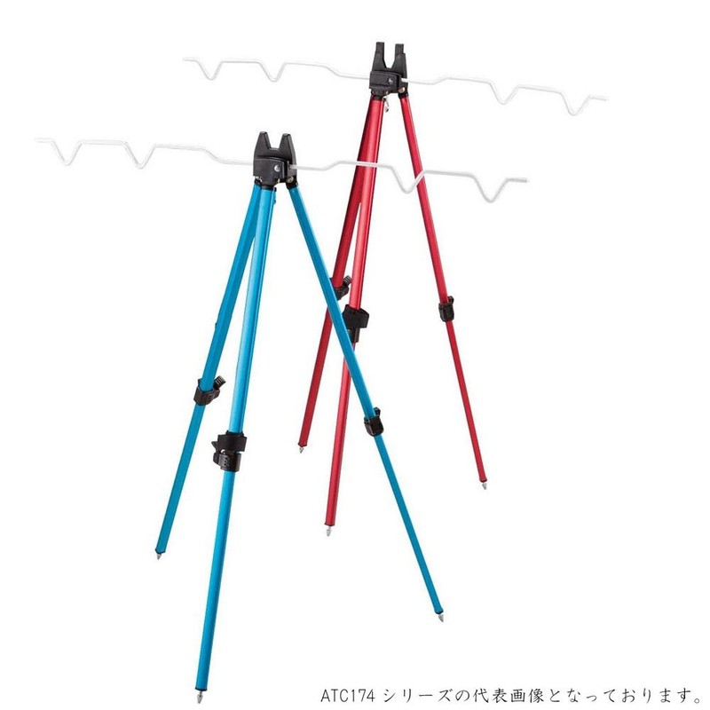 PRO MARINE ATC174-m3-R Aluminum Tripod, One-Touch, Blue, Mini