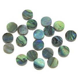 Dopro 20pcs 6mm x 2mm Guitar Bass New Zealand Abalone Shell Inlay Material Fingerboard Dots