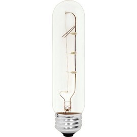 GE 34407 15-Watt 120-Lumen Specialty T10 Incandescent Light Bulb, Crystal Clear