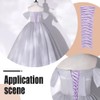 NBEADS Corset Dress Zipper Replacement, Adjustable Fit Satin Corset Back