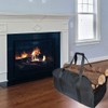 Premium Firewood Bag, Made of Polyester, Portable Firewood Basket, Foldable
