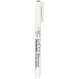 Uchida of America 4100-C-.8 Carded Le Pen Technical Drawing Pen, 0.8 Point, Black