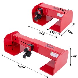 Alwapea Heavy Duty Cargo Door Lock, Shipping Container Door Locks, Semi Trailer Door Lock, Semi Truck,Anti-Theft, Rust-Proof,Cargo Security, Bolt Cutter Resistant (Mechanical Lock)