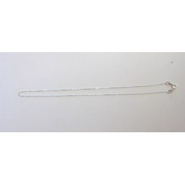 Unbranded 925 Sterling Silver 1.5mm Flat Cable Chain 18" Necklace