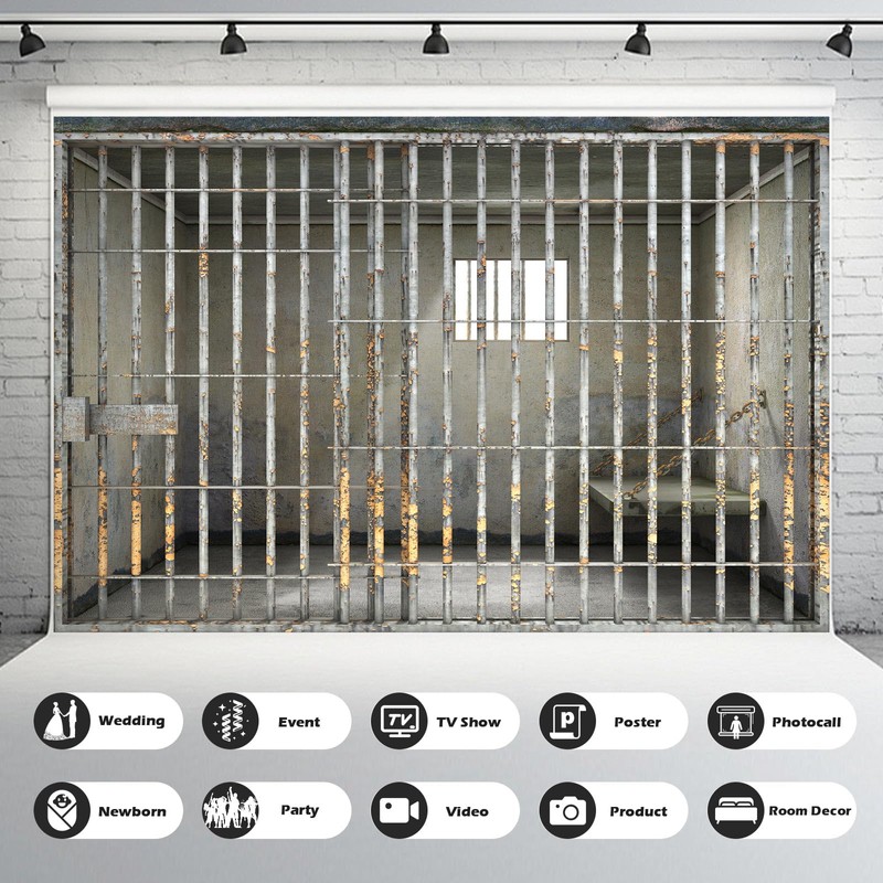 Prison Bars Backdrop Jail Backdrop Jail Bars Crime Murder Photography