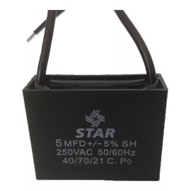 Star Capacitor Ventilador De 3uf, 3.5uf, 4uf, 5uf, 7uf Y Envio