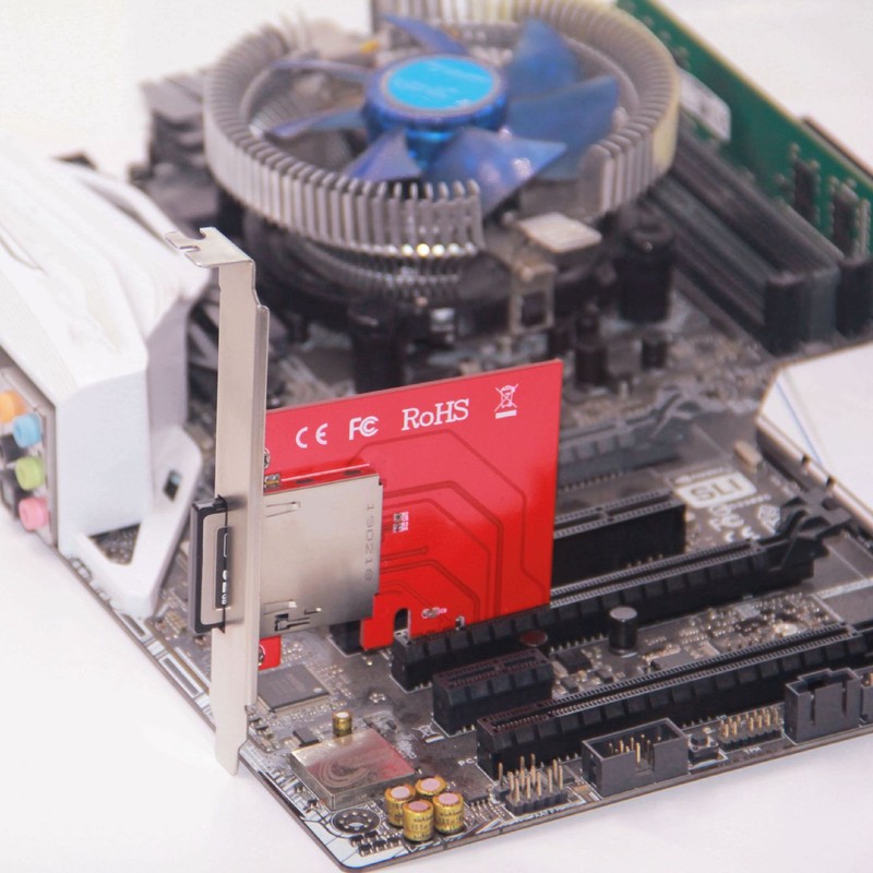 PCIE Adapter CF Card Reader Converter Board Module CF201 for
