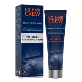 NoHair 노헤어크루 제모인티메이트크림포바디 남성 민감한 특수부위용 제모크림 No Hair Crew Intimate Depilatory Cream for Body, Sensitive Area Hair Remover for Men