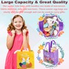 6 Pcs Easter Egg Hunt Bags Bunny Carrot Chick Treat