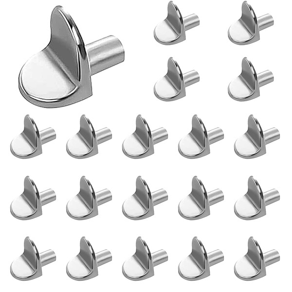 Shelf Support Pegs 20Pcs 5mm L Shape Metal Shelf Pegs