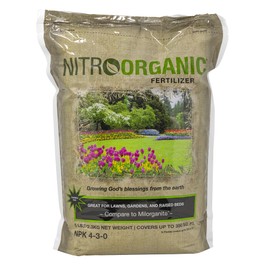 NitroOrganic Natural Plant Food Slow Release Fertilizer, 5 Pounds - Provides Optimal Nutrient Intake to Enhance Root Growth in Lawns, Gardens, Raised Beds, Seedlings & More