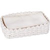 Guest Towel/Buffet Napkin Caddy Tray, White