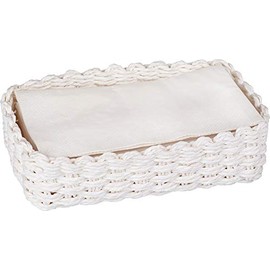 Guest Towel/Buffet Napkin Caddy Tray, White