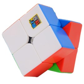Bukefuno Moyu Meilong 2x2 M Magnetic Magic Stickerless Cube MoFang JiaoShi Meilong 2x2x2 m Magic Speed Cubing Classroom Magnetic Puzzle Cube