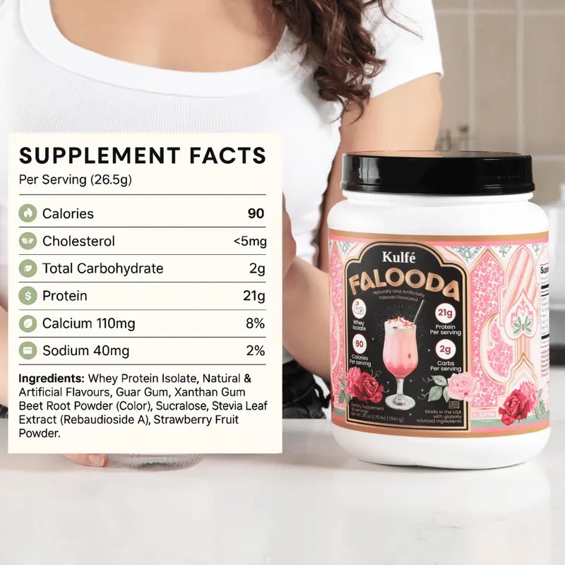 Falooda Whey Isolate Protein Powder