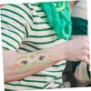 SAFIGLE St Patricks Day Face Stickers 12 Sheets Temporary for