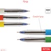 RITON Rocket 20 x 0.6mm Fine Tip BLUE Ball Pens