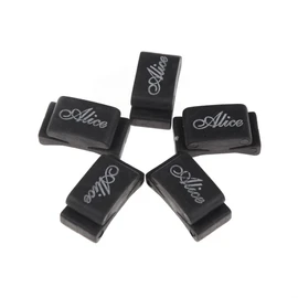 Alice 5pcs Rubber Pick Holder for Guitar Picks, 1 Set (5 Pieces) for Guitar/Bass/Ukulele