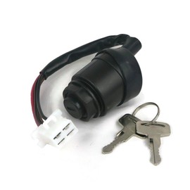 The ROP Shop Key Switch for 1985-1991 Yamaha G2 Golf Carts with 4 Cycle Gas, Electric Ignition