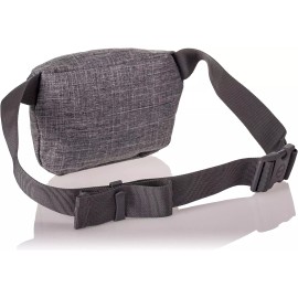 Herschel Fourteen 1.0L Waist Pack, Raven Crosshatch