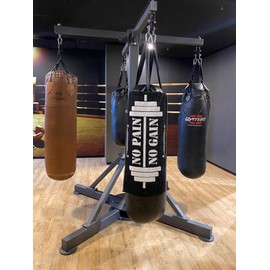 Power Towel das coole Fitness & Sport-Handtuch mit einer Botschaft| Größe 50 cm x 100 cm | POWERTOWEL Handtuch Mikrofaser Baumwolle (NO PAIN NO GAIN 100% Baumwolle B/W)